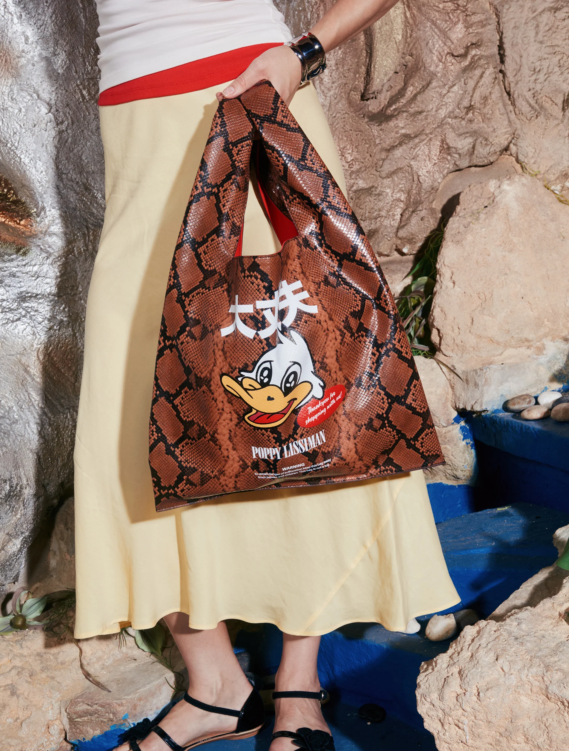 Daijobo Shopper - Choc Snake - Image 5
