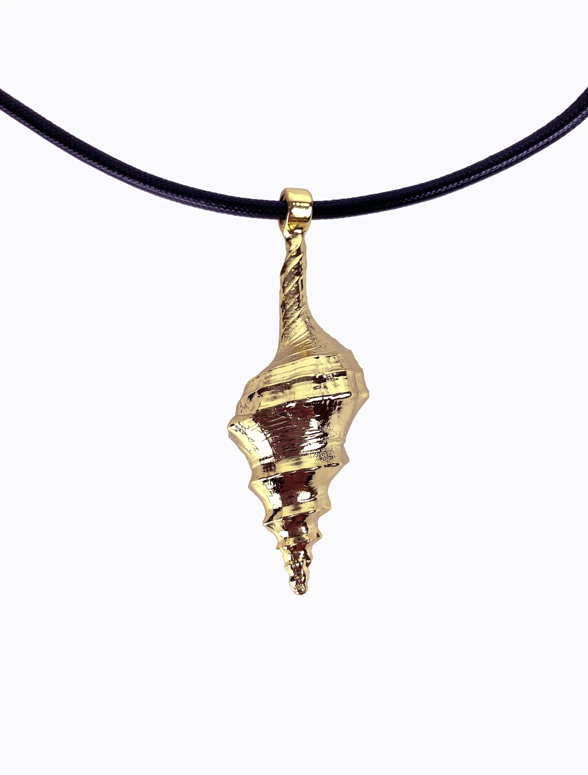 Flicka Shell Necklace - Gold - Image 3