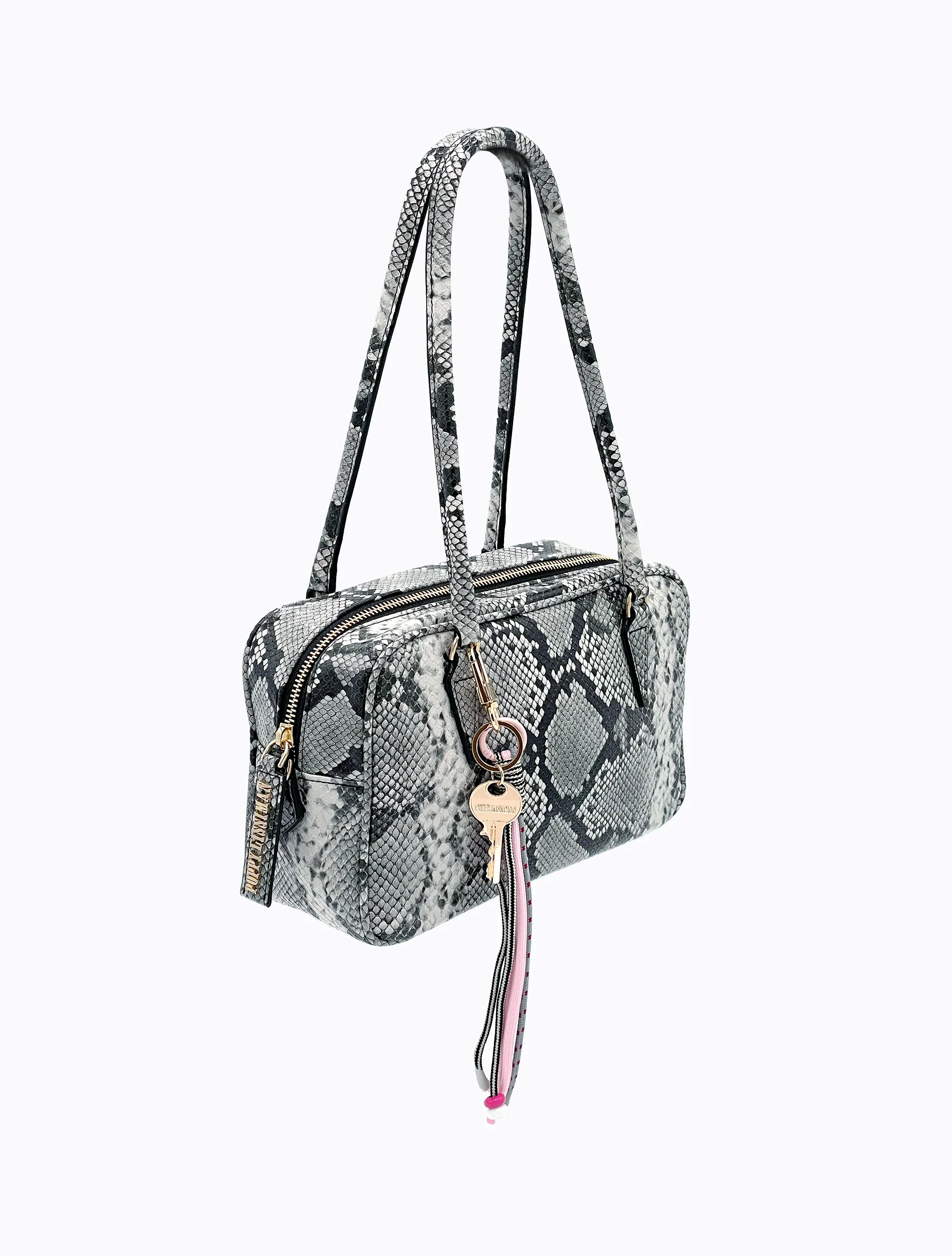 Le Tid Mini Trunk Bag - Grey - Image 3