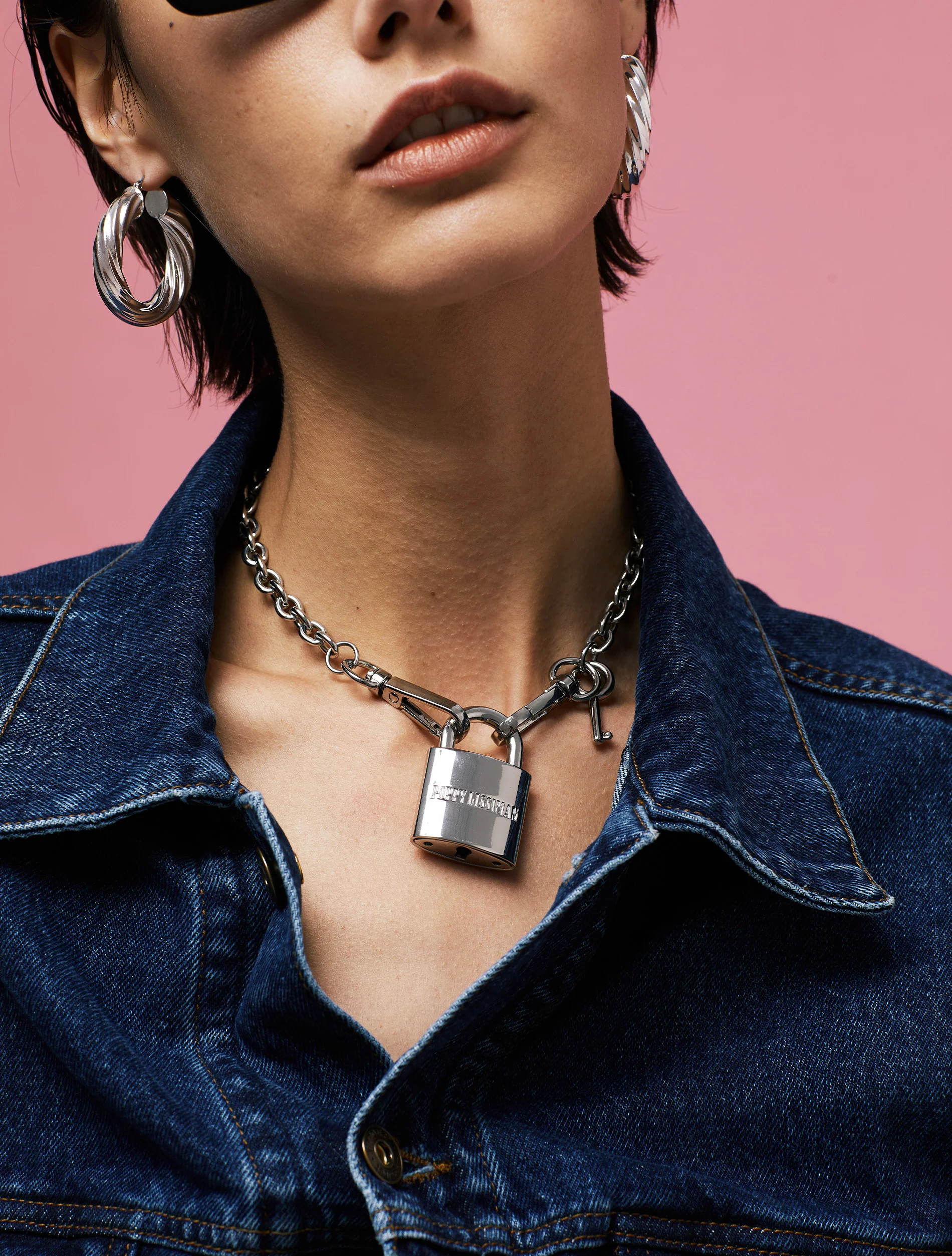 Lockdown Necklace - Silver - Image 3