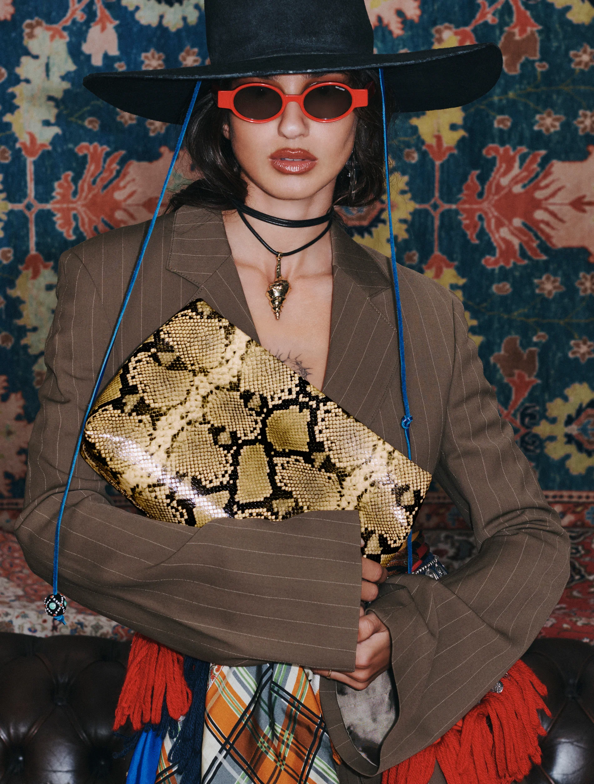 Pammy Clutch - Taupe - Image 6