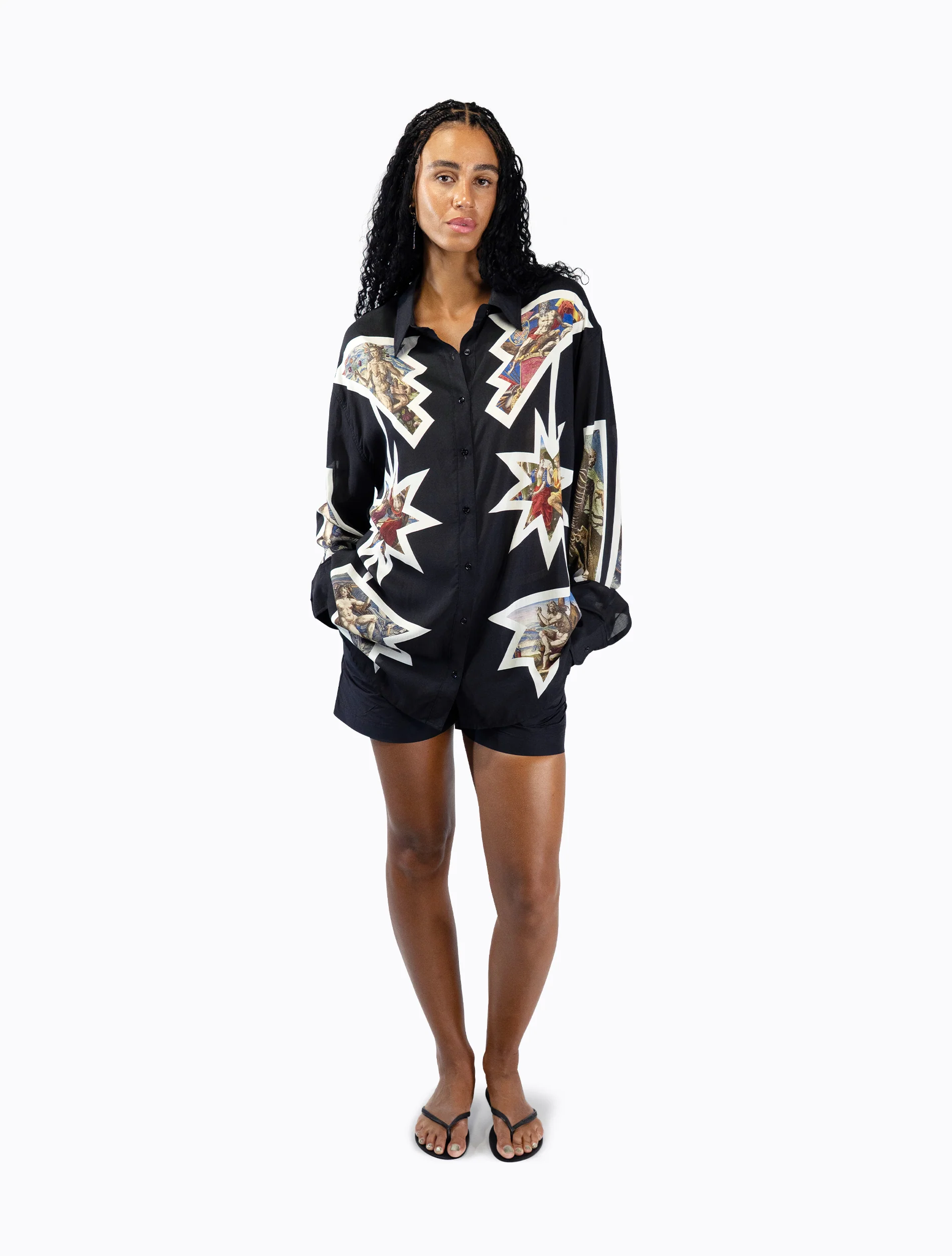 Shatsu Shirt - Black Voltage