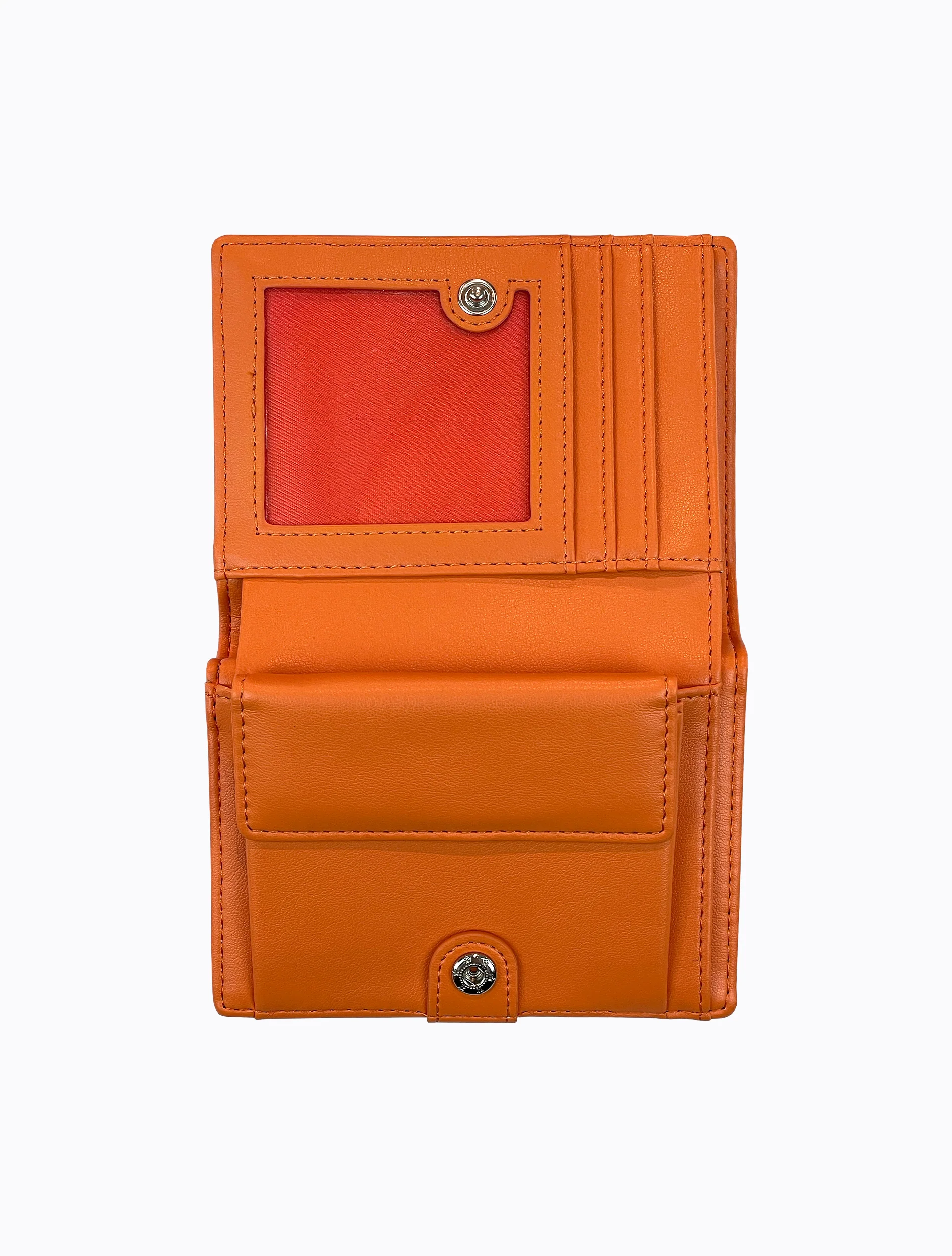 Window Wallet - Black / Mandarin - Image 3